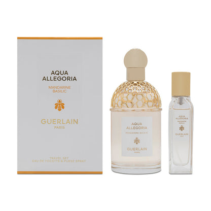 Guerlain Aqua Allegoria Mandarine Basilic 125ml & 15ml Eau De Toilette Travel Set