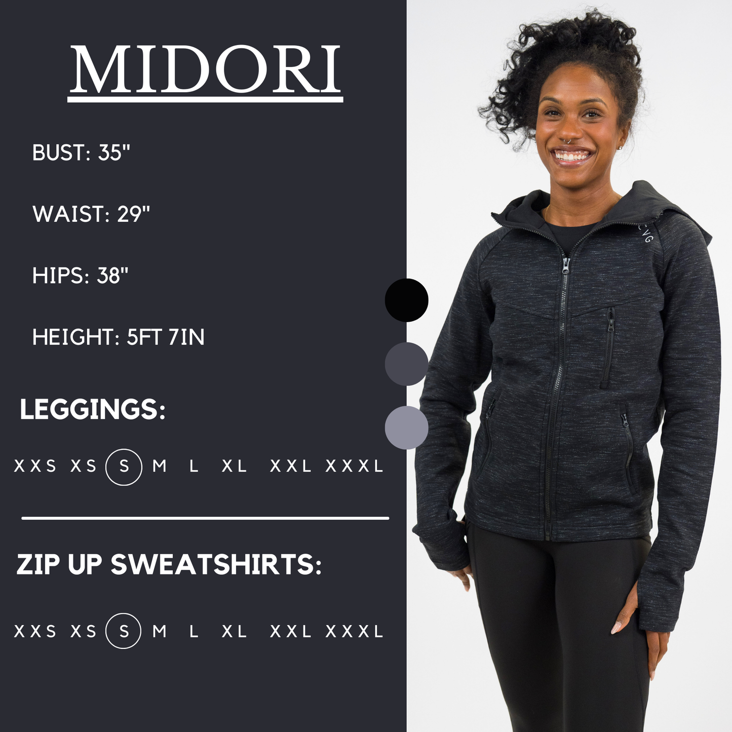 Constantly Varied Gear Rest Day Zip Up Sweatshirt - Charcoal