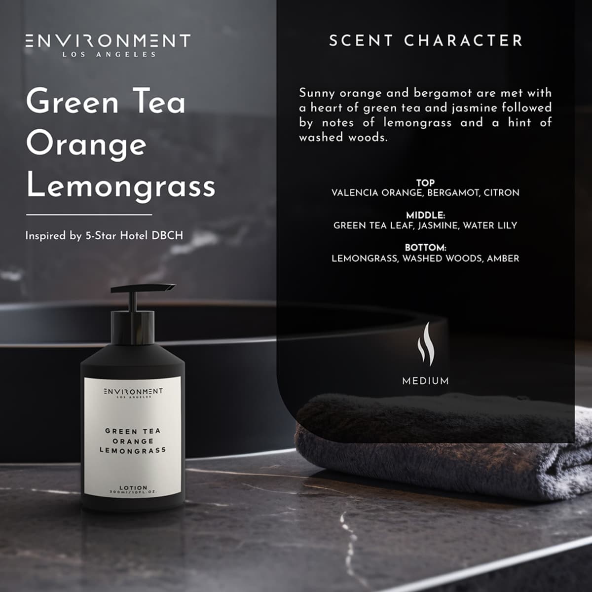 ENVIRONMENT 300mL Lotion Santal Tonka Musk