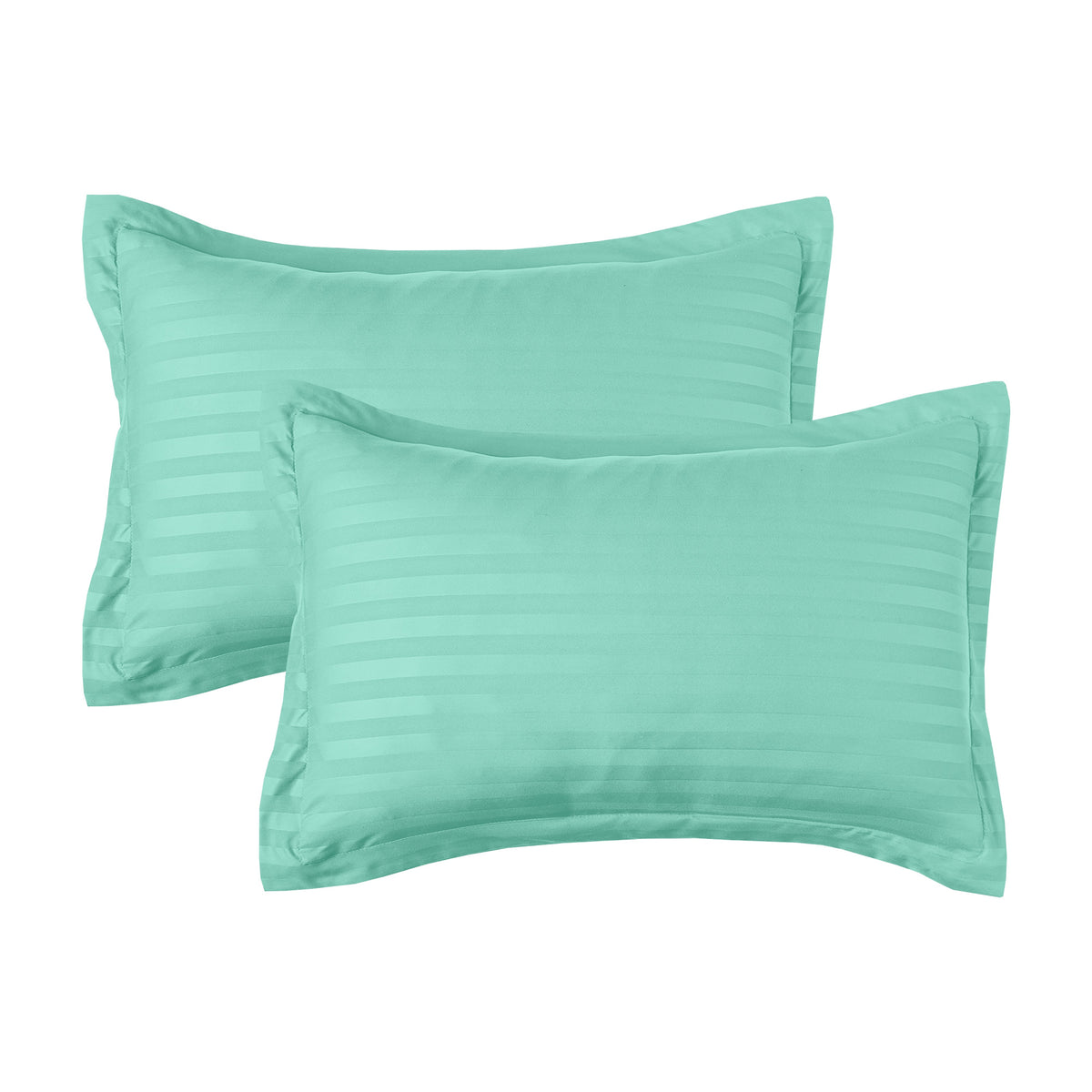 Elegant Comfort 8-Piece Dobby Stripe Comforter Set - Includes 4-Piece Sheet Set with Double Sided Storage Pockets