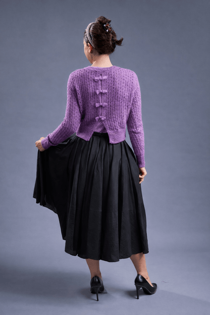 MiJN Flower Neckline Sweater