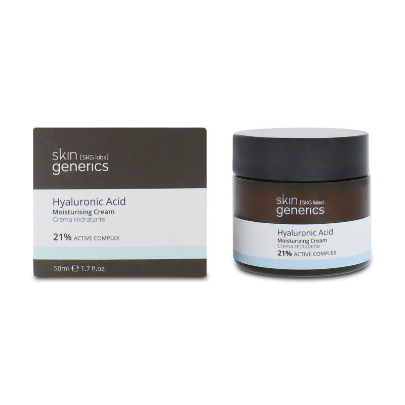 Skin Generics Hyaluronic Acid Moisturising Cream 50ml (Blemished Box)