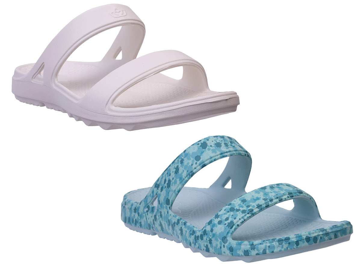 Fusion Slim Splash Sandals 2-Pack - Medium