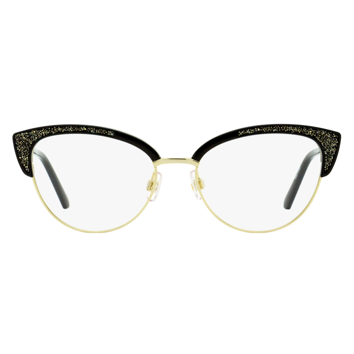 Swarovski Brow Line Eyeglasses SK5363 032 Gold/Black 53mm