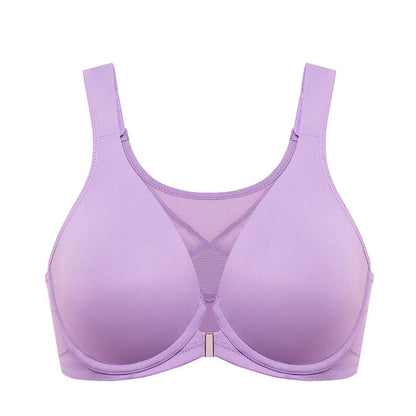 Front Closure Posture Support Underwire Plunge Bra