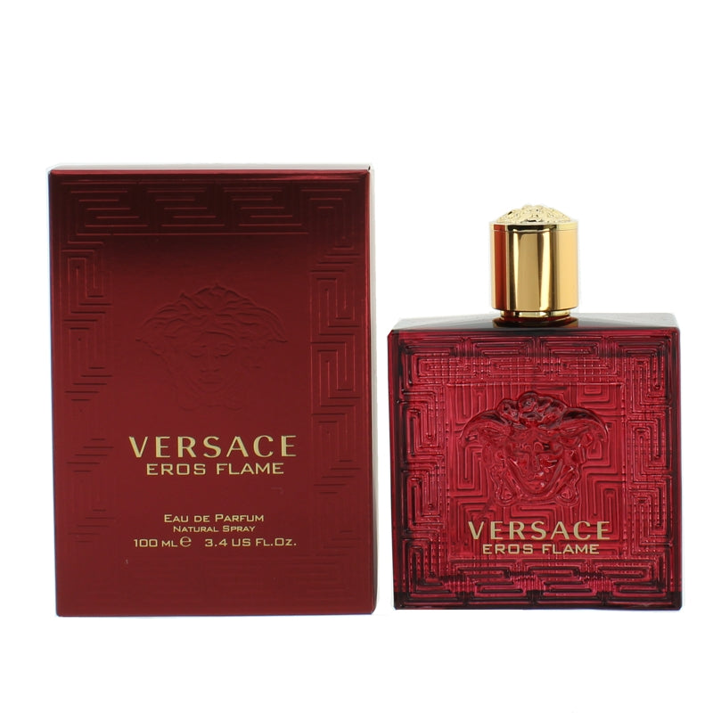 Versace Eros Flame 100ml Eau De Parfum (Blemished Box)