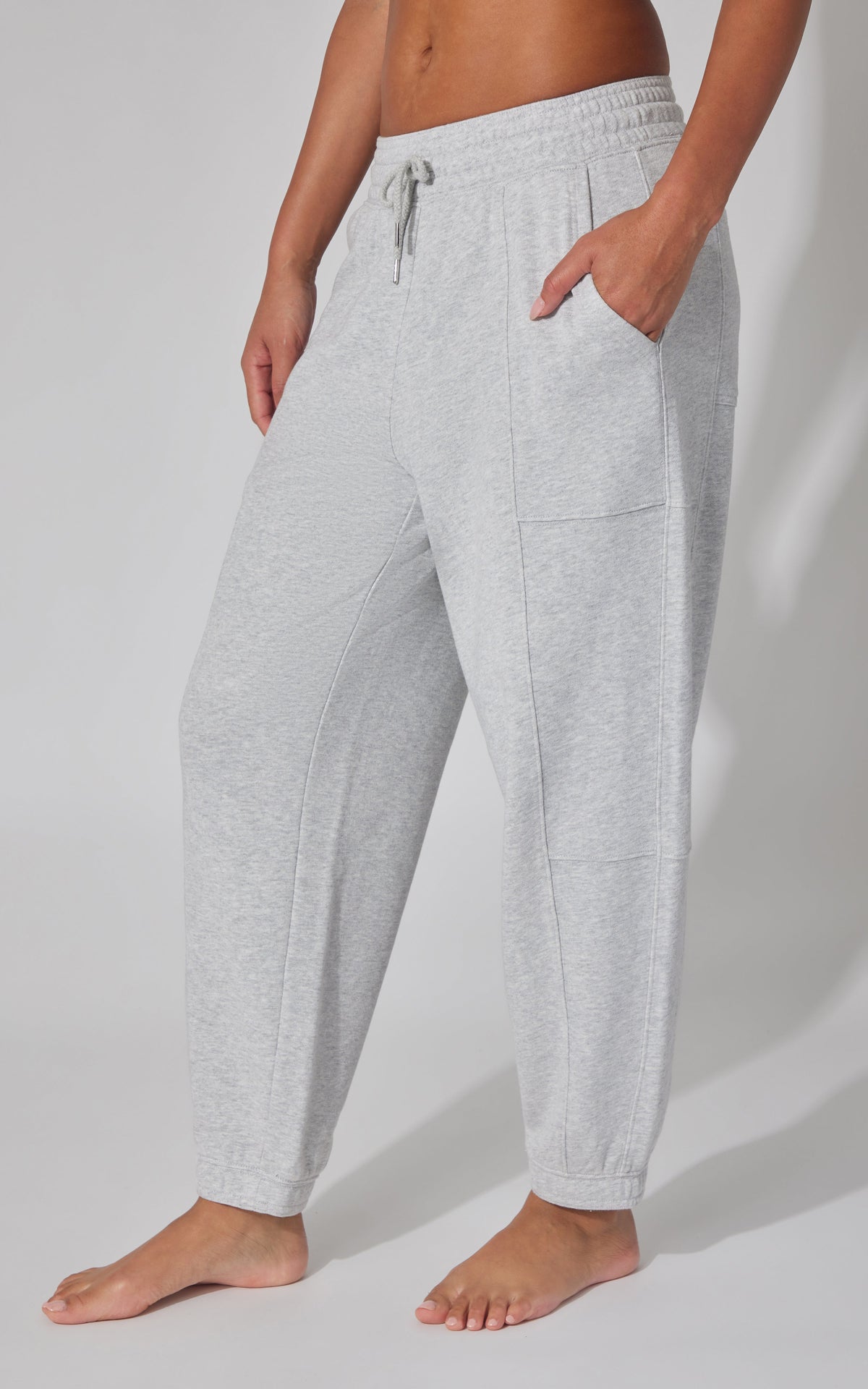 90 Degree by Reflex Washed Loop Terry Barrel Jogger
