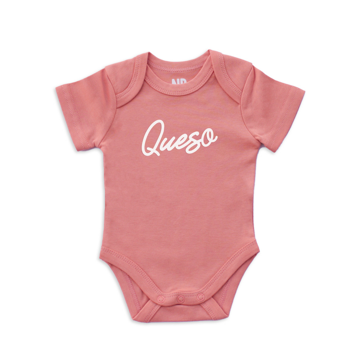Frankie Jean Queso Cursive Onesie
