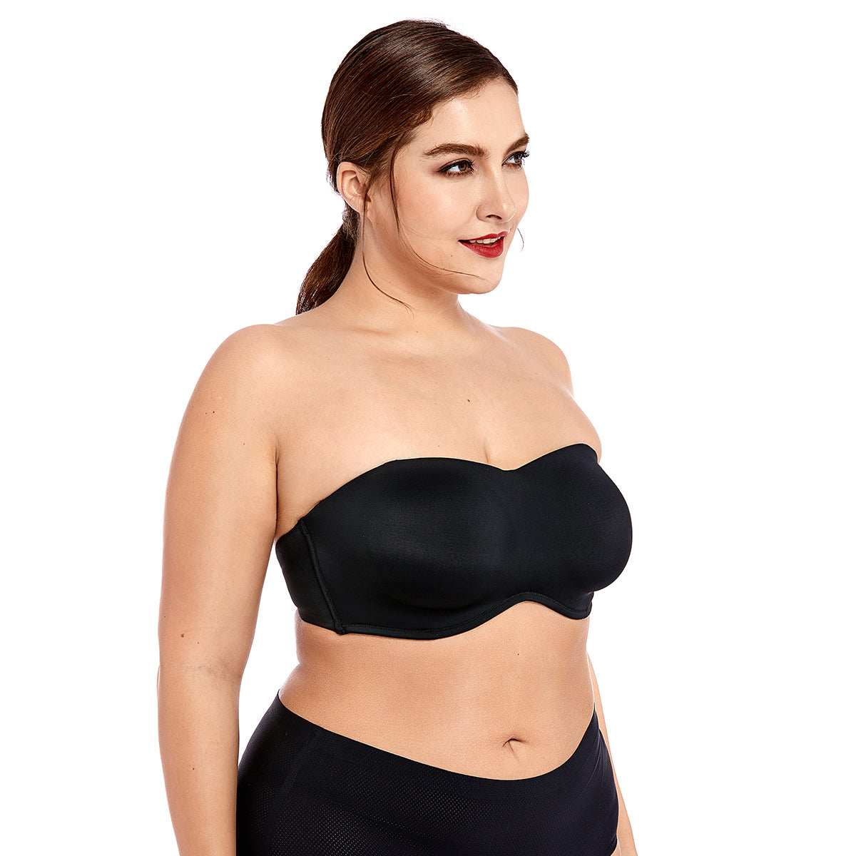 Seamless Minimizer Strapless Underwire Bra