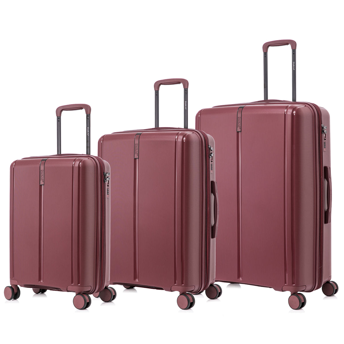 DUKAP Unisex Airley Lightweight Hardside Spinner Luggage