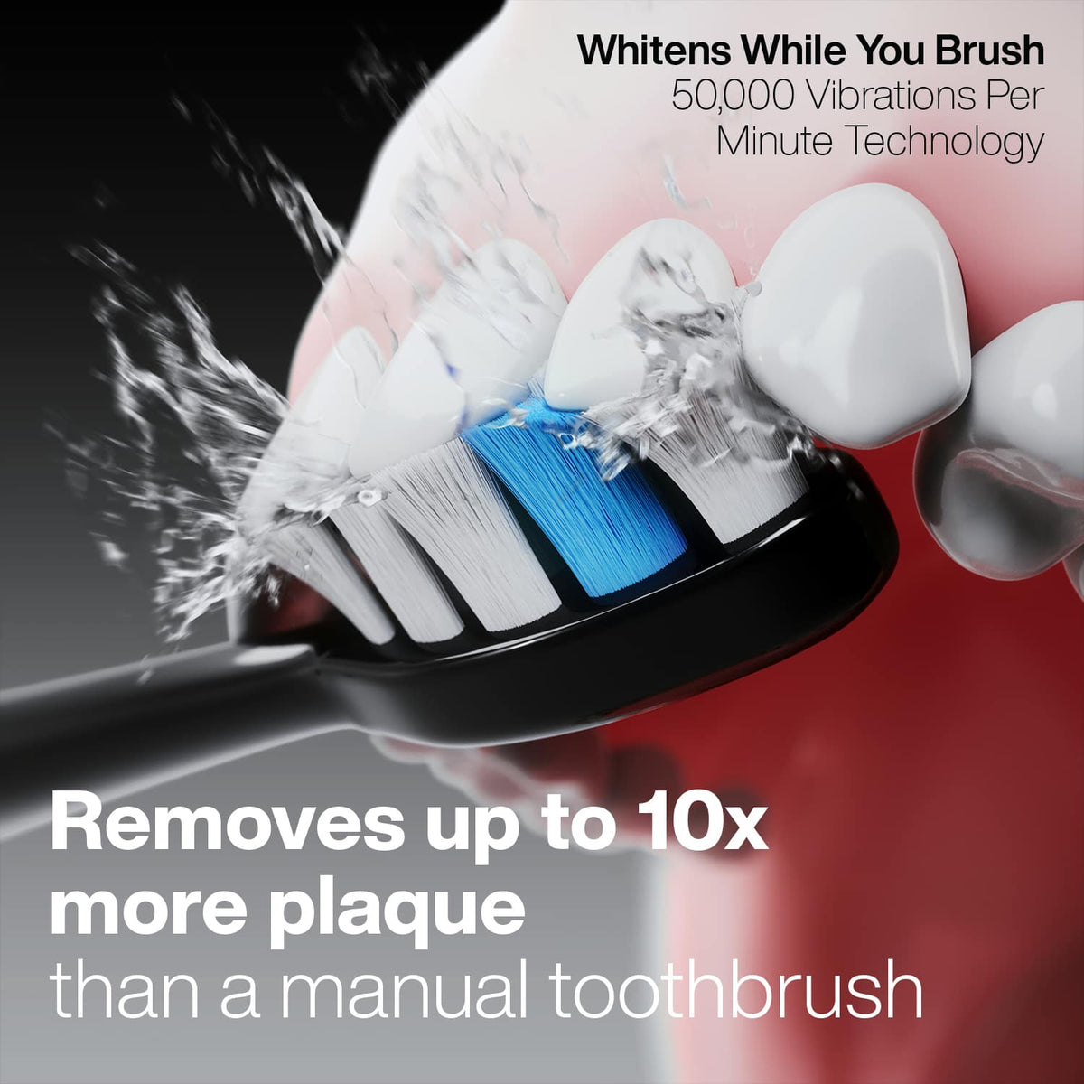 AquaSonic Black Series PRO – Ultra-Whitening Electric Toothbrush