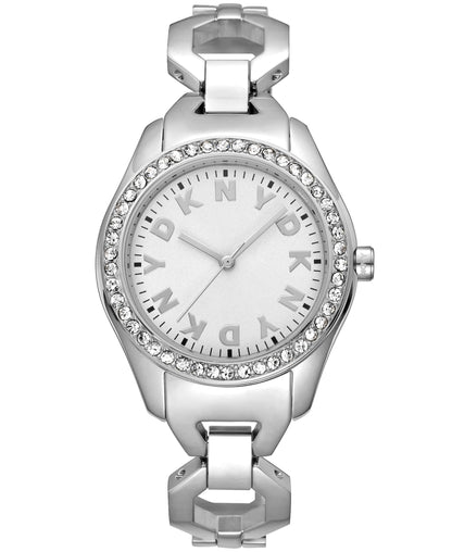 Dk1l075m0015 LOGO Astoria Midi Glitz Silver Women's Watch