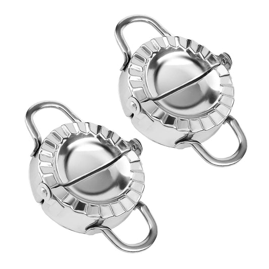 1947Kitchen 2-Pack: Stainless Steel Ravioli Press And Dumpling Mold Maker