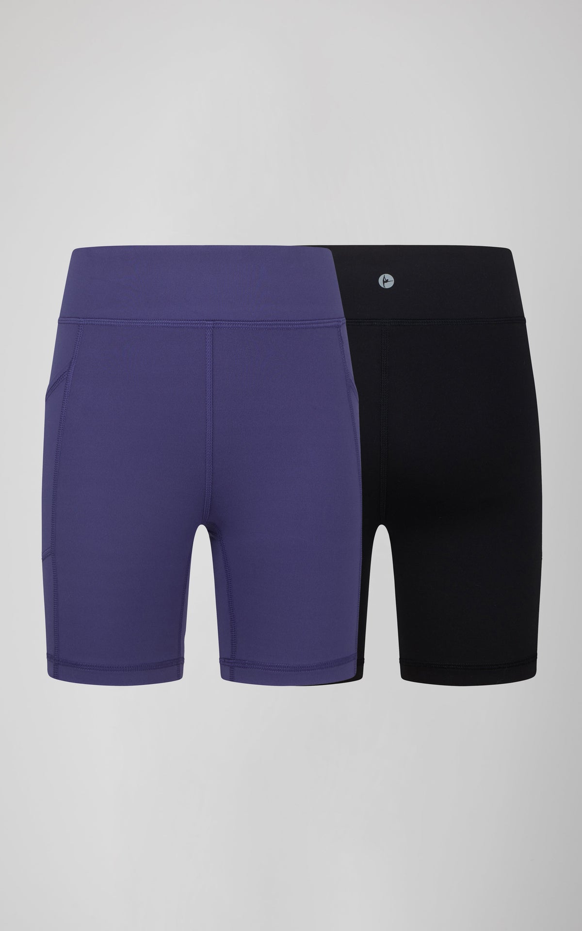 90 Degree by Reflex Girls 2 PK Interlock Side Pocket + Basic Bike Short