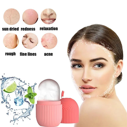 Capsule Shaped Silicone Ice Roller