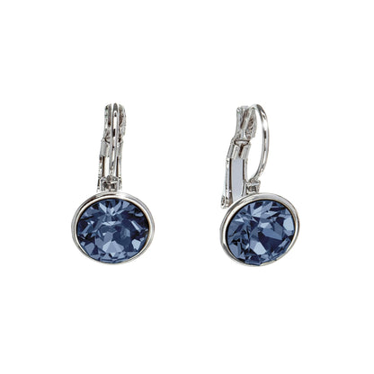 Classic Leverback Earrings with Sparkling Swarovski Crystals by callura