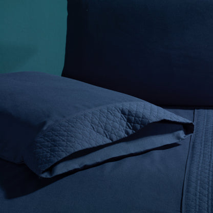Elegant Comfort Quilted 4-Piece Sheet Set, Premium Hotel Quality