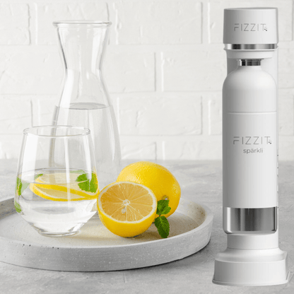 Fizzit™ Spärklï Carbonated Water Soda Maker with Stainless Steel Bottle – Dishwasher Safe Bottles - Sparkling Water Maker