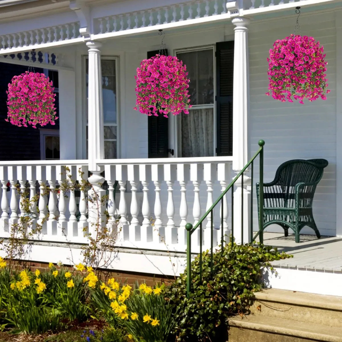 Artificial Morning Glory Hanging Vine
