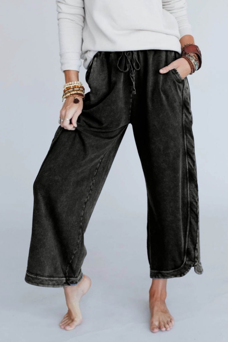 ✨So Comfy Wide Leg Pant Cropped Length