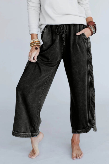 ✨So Comfy Wide Leg Pant Cropped Length