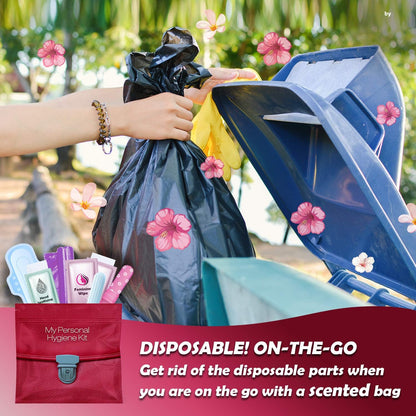 Feminine Hygiene Kits Pack of 10 (Red Purse)