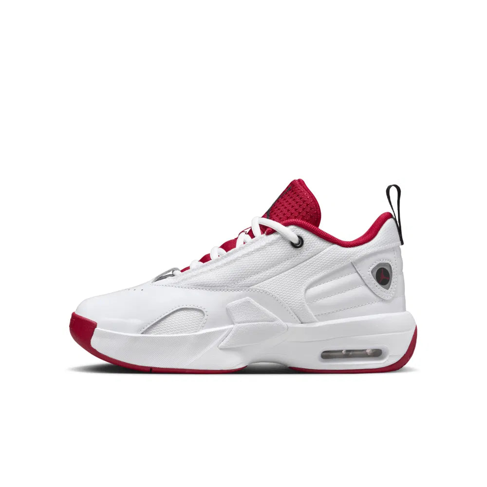 Air Jordan Grade School Max Aura 6 'White Black Gym Red Gs' Sneakers