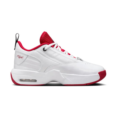 Air Jordan Grade School Max Aura 6 'White Black Gym Red Gs' Sneakers