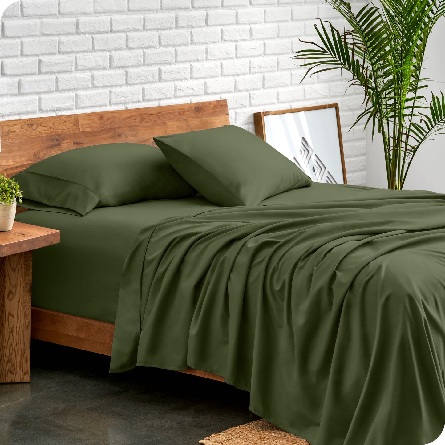 Bare Home 3-Piece Microfiber Sheet Set