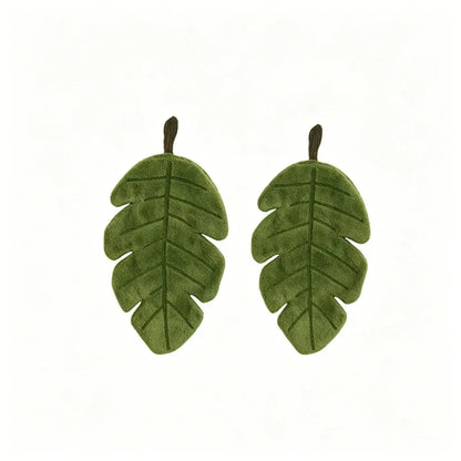 Decorative Leaf Hand Towel