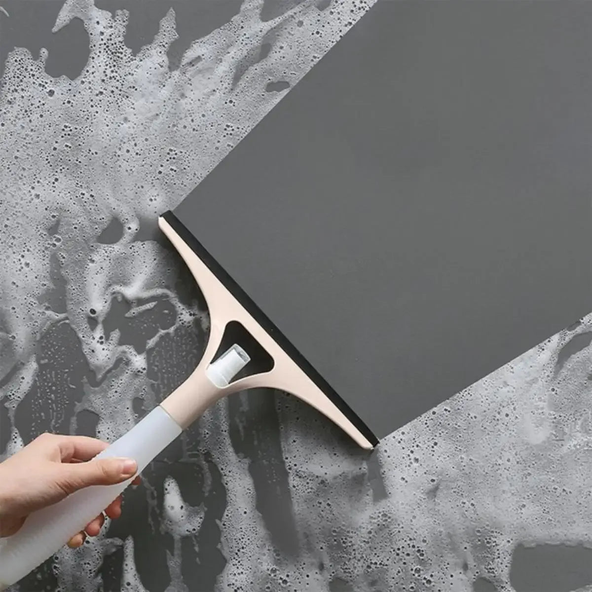 2-in-1 Window Squeegee with Spray Bottle