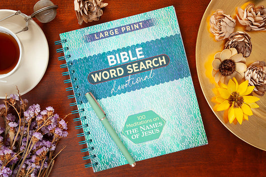 100 Meditations on the Names of Jesus (Word Search Devotional)