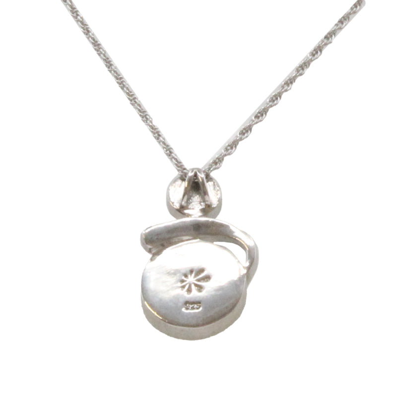 Larimar Stone Sapphire Sterling Silver Como Necklace By Marahlago