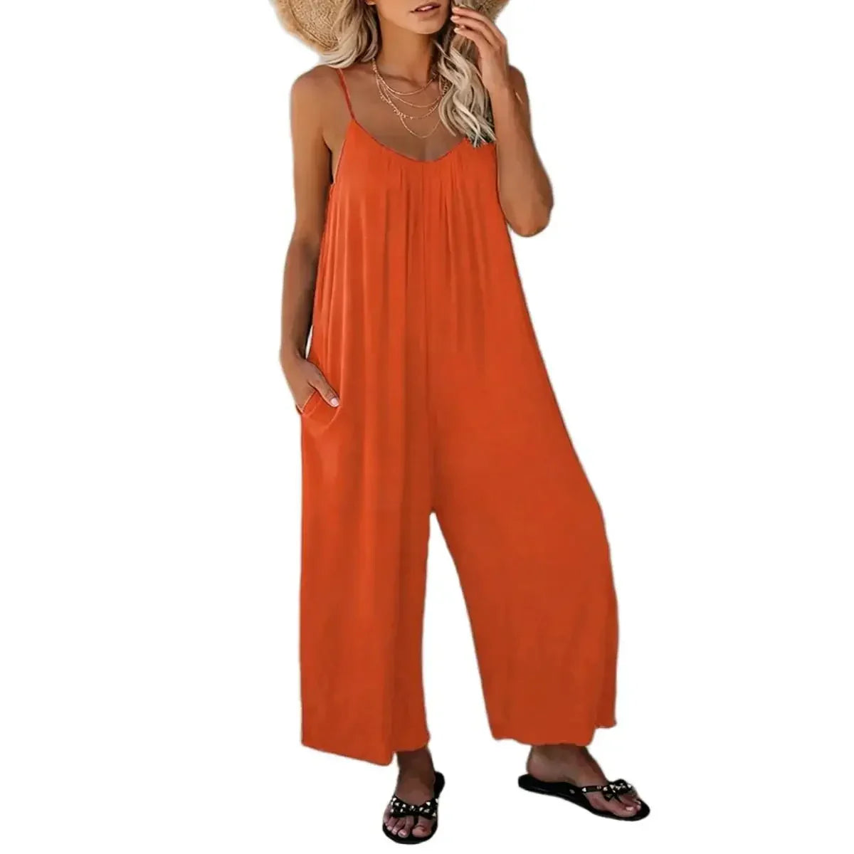 Casual Sleeveless Jumpsuit