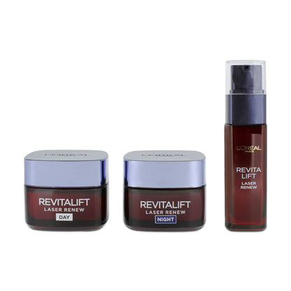 L'Oreal Revitalift Laser Renew Routine Skincare Set (Blemished Box)