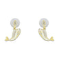 Whale Earrings Silver And Gold Khloelle LC0070840