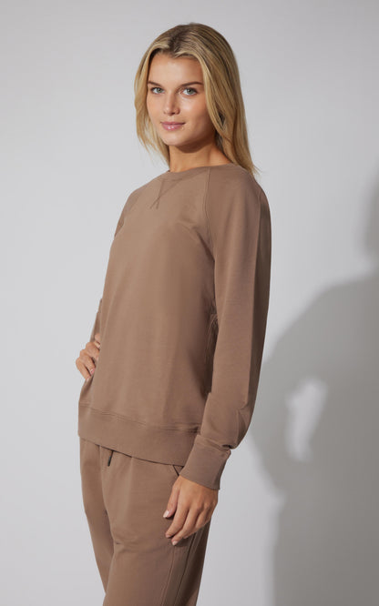 90 Degree by Reflex Terry Everyday Raglan Pullover Sweatshirt