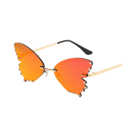 Goldtone Butterfly Sunglasses