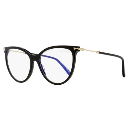Tom Ford Magnetic Clip-on Eyeglasses TF5994-B 001 Black/Gold 56mm Ft5994