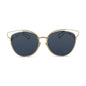 Dior Sunglasses Ladies Sideral 2 Gold Frame & Blue Lens J9KU *EX DISPLAY*