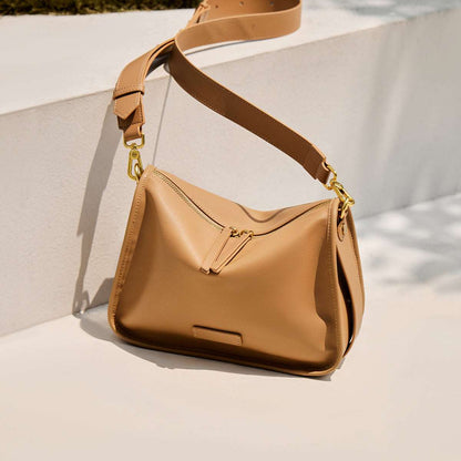 Classic Julie Leather Slouch Shoulder Bag