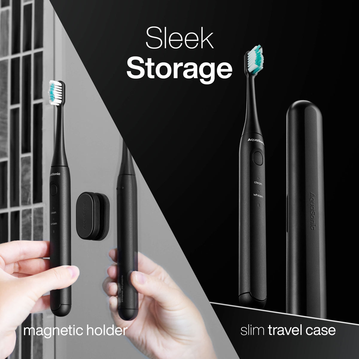 Aquasonic Icon Rechargeable Power Toothbrush