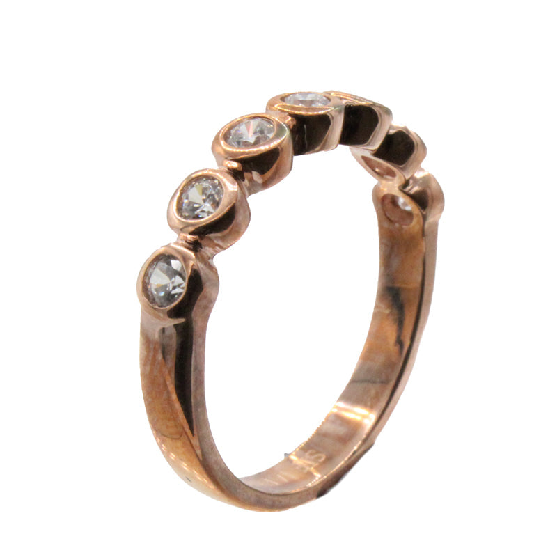 Rose Gold Ring Size 52 Sif Jakobs Sardinien Sette