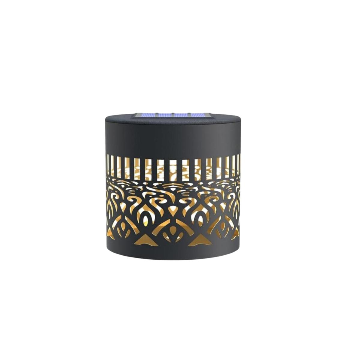 Changing Solar Garden Light with Mandala Projection