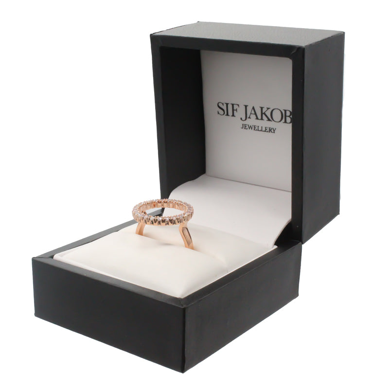 Sif Jakobs Biella Grande Rose Gold Ring Size 54