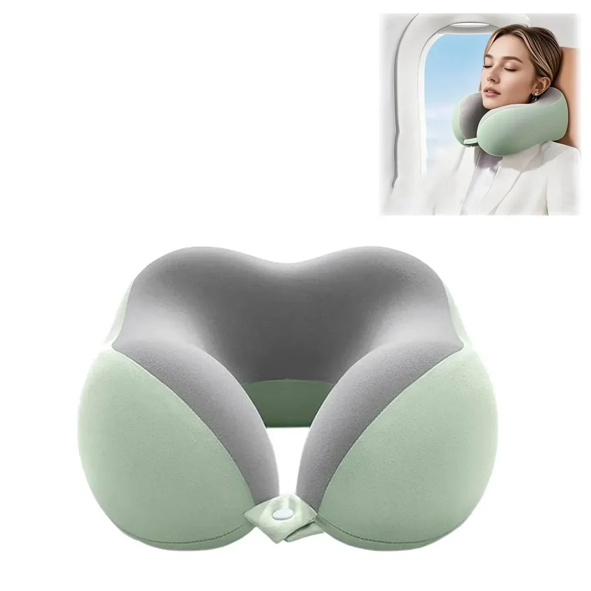 Ergonomic Double Peak U Neck Pillow