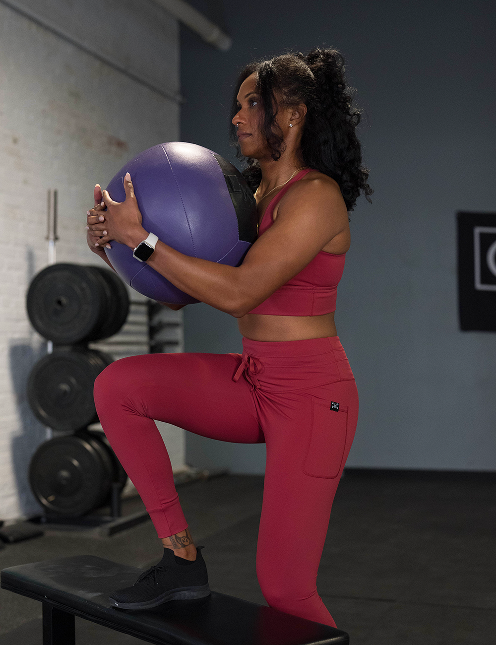 Constantly Varied Gear Omni Leggings - Garnet Red