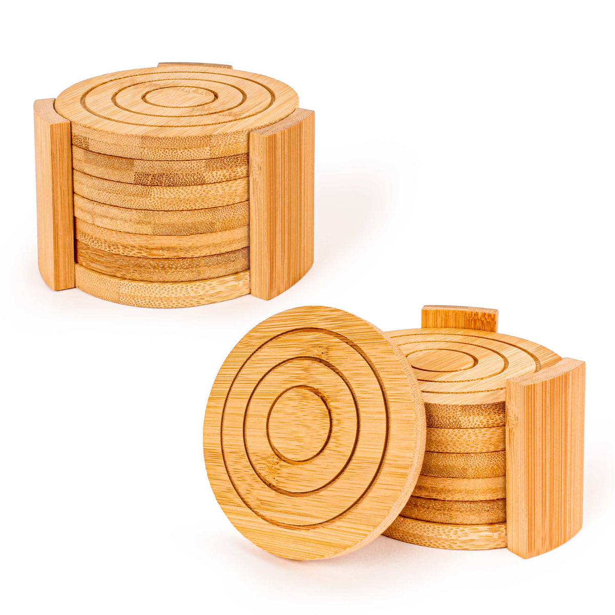 BergHOFF Bamboo 14pc Coasters Set, Round
