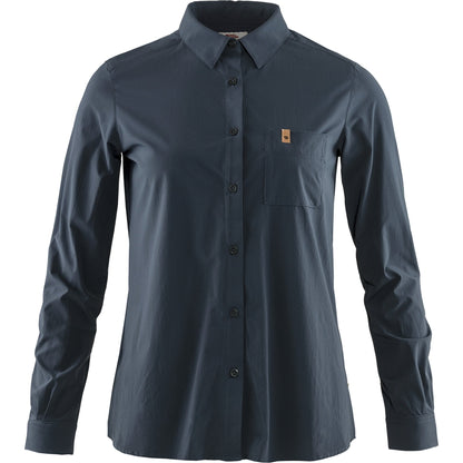Fjallraven Women's Ovik Lite Shirt Ls Relaxed Fit Button Down W Shirts