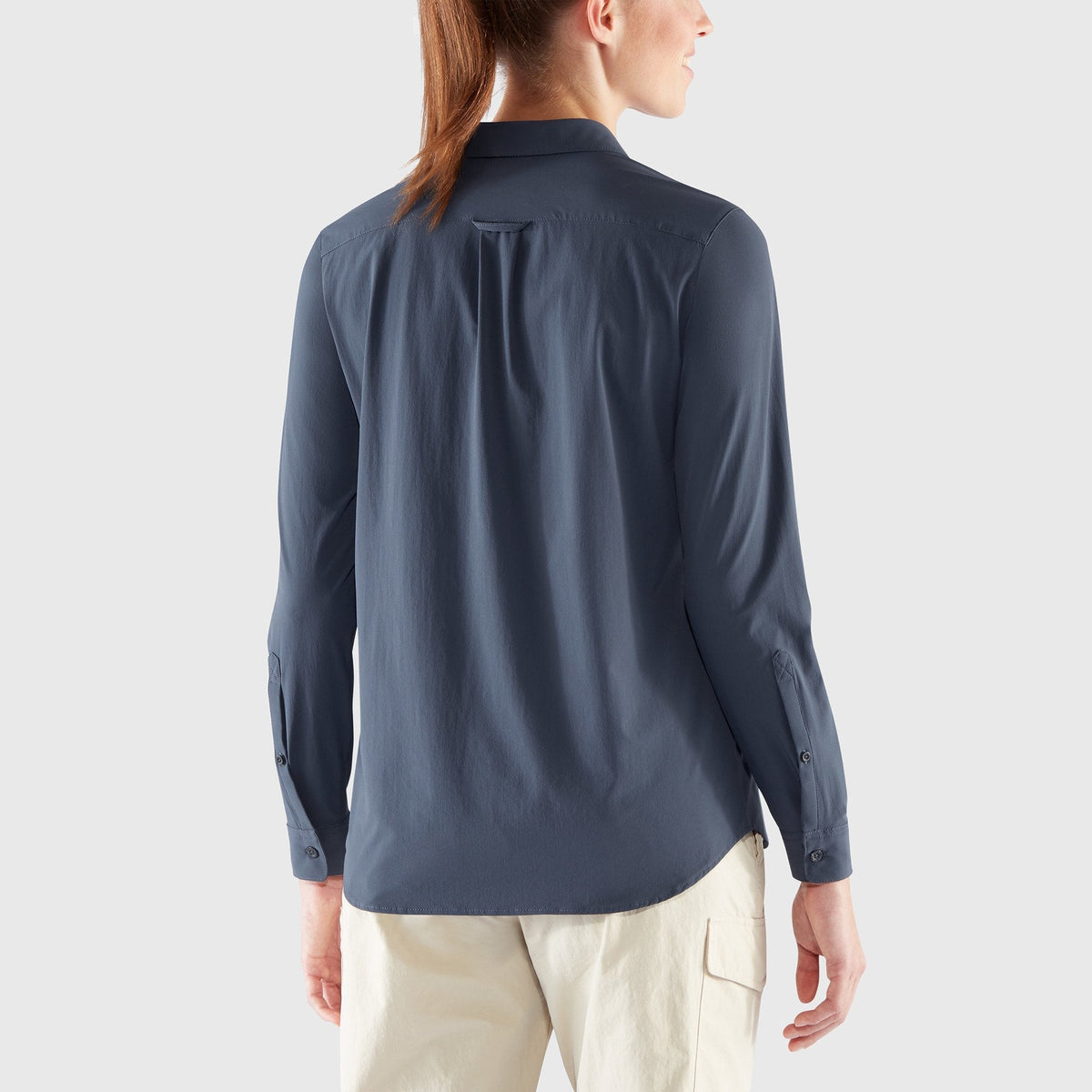 Fjallraven Women's Ovik Lite Shirt Ls Relaxed Fit Button Down W Shirts
